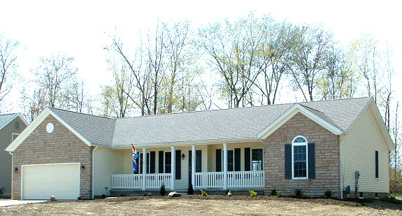 Separate dinette and formal dining room. Large great room with cathedral ceiling. 1st floor laundry. Large covered porch. 2-car garage.