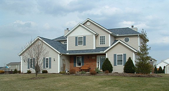 Sunk-in 1st floor master suite with 9' ceiling and optional fireplace. Vaulted master bath. 2 story foyer and great room with 2 story fireplace and plant shelves. Loft overlooking great room and foyer. Vaulted parlor/den. Tray ceiling in dining room. 1st floor laundry. Covered front porch. 2-car garage.